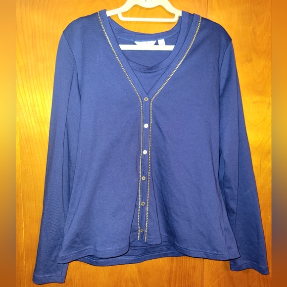 NWOT Liz Claiborne 2piece cardigan/tank set - Picture 1 of 11